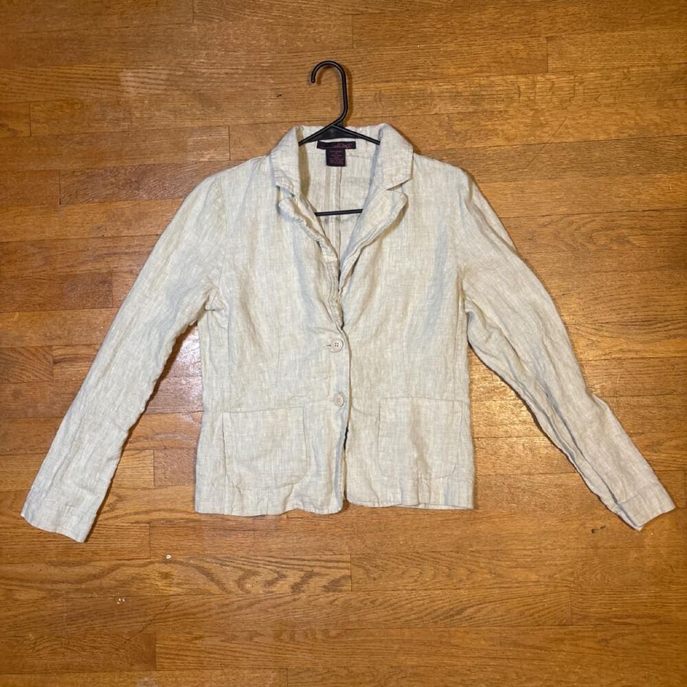Willi-smith Women's Cream and Grey Jacket